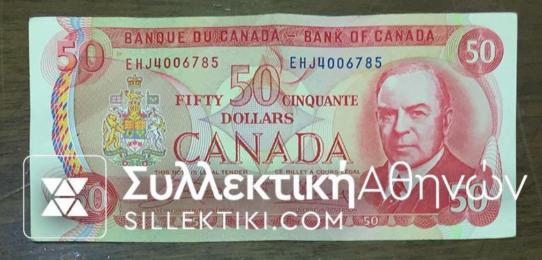 CANADA 50 Dollar 1975 XF++